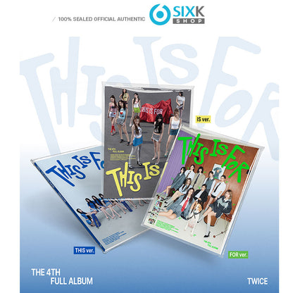 TWICE 4TH FULL ALBUM [THIS IS FOR][Lucky draw]