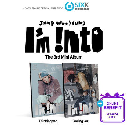 JANG WOO YOUNG(2PM) The 3rd Mini Album [I'm into] (Thinking/Feeling ver.)(Online Benefit)