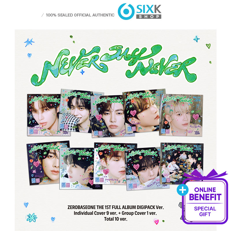 ZEROBASEONE The 1ST Full Album - Never Say Never DIGIPACK Ver.(+Online Benefit)