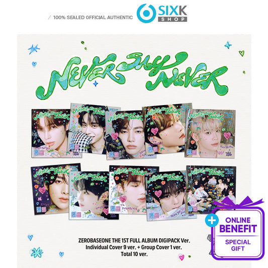 ZEROBASEONE The 1ST Full Album - Never Say Never DIGIPACK Ver.(+Online Benefit)
