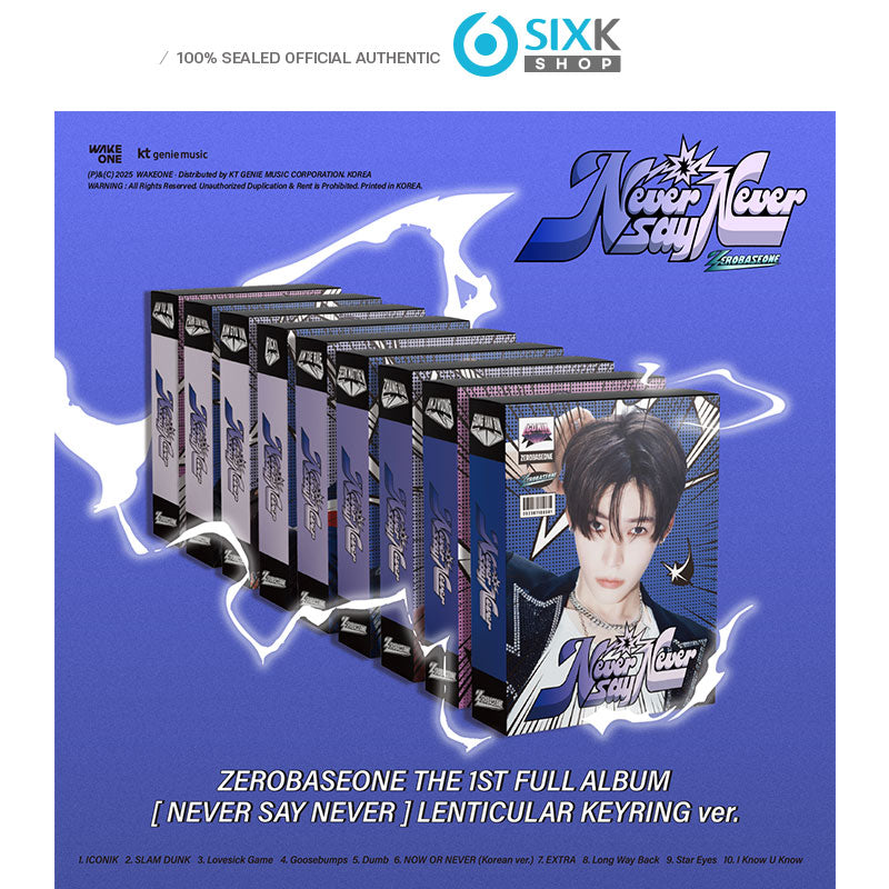 ZEROBASEONE - The 1ST Full Album [Never Say Never] LENTICULAR KEYRING Ver .