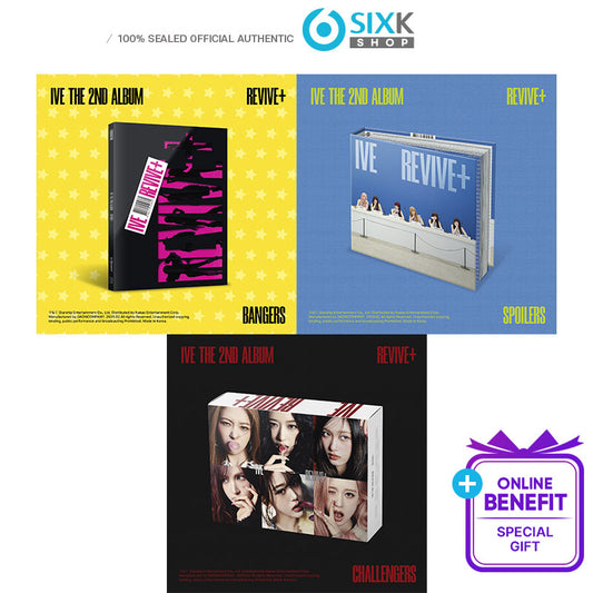 IVE THE 2ND ALBUM [REVIVE+] 3 SET (Online Benefit)