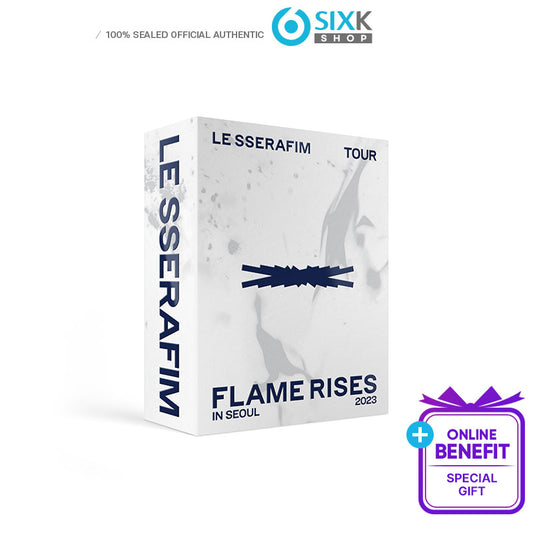 [Pre-Order] LE SSERAFIM Photobook - 2023 TOUR ‘FLAME RISES’ IN SEOUL(+Online Benefit)