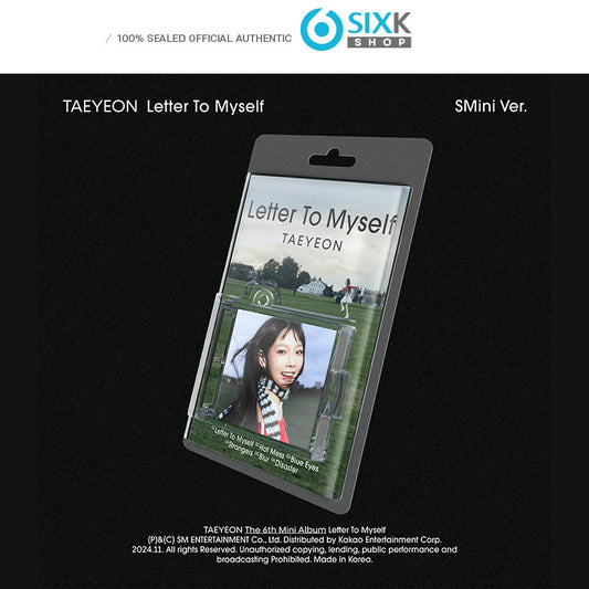 TAEYEON 6th Mini Album [Letter To Myself] Smini Ver