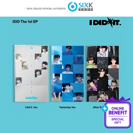 Starship Rookie Boy Group IDID 1st Mini Album [I did it] (+Online Benefit)