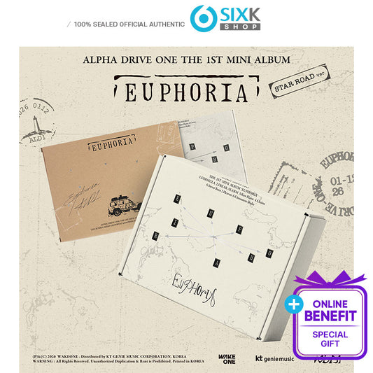 ALPHA DRIVE ONE - THE 1ST MINI ALBUM [EUPHORIA]  STAR ROAD ver. (STARRIVER Online Benefit)