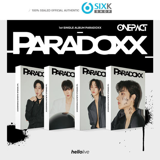 [Pre-Order] ONE PACT 1ST SINGLE ALBUM [PARADOXX] Hello Photocard Album Ver