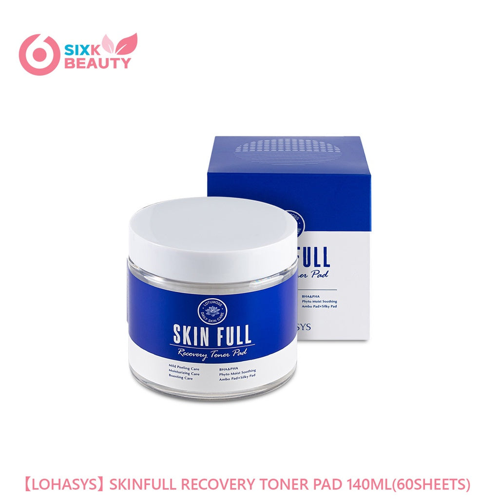 [LOHASYS] SKINFULL RECOVERY TONER PAD 140ml (60sheets)