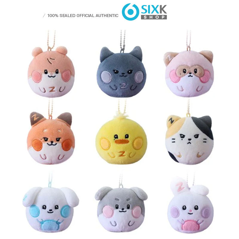 ZEROBASEONE Line Friends Popup MD Fluffy Face Keyring