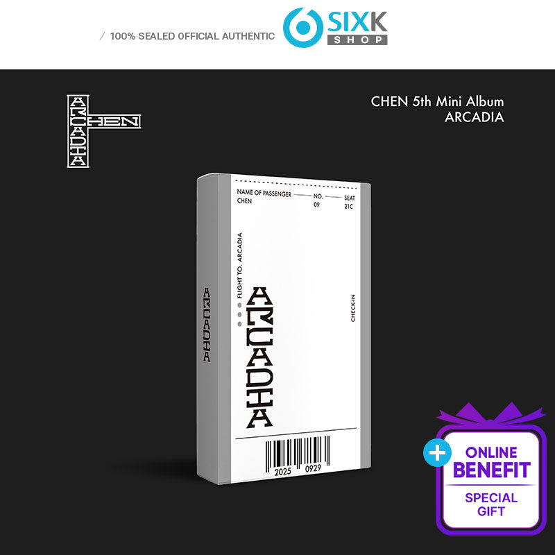 CHEN(EXO) The 5th Mini Album [Arcadia] Kiwee Ver. (Online Benefit)