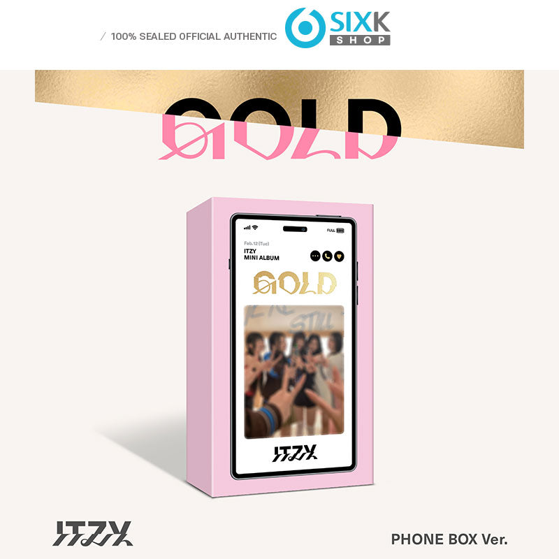 ITZY Album [GOLD] (PHONE BOX VER) (SPECIAL)