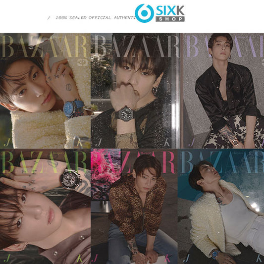 HARPERS BAZAAR - JUNGKOOK(BTS) COVER [JUN ISSUE 2026] (SIXKSHOP EXCLUSIVE BENEFIT) With Translation