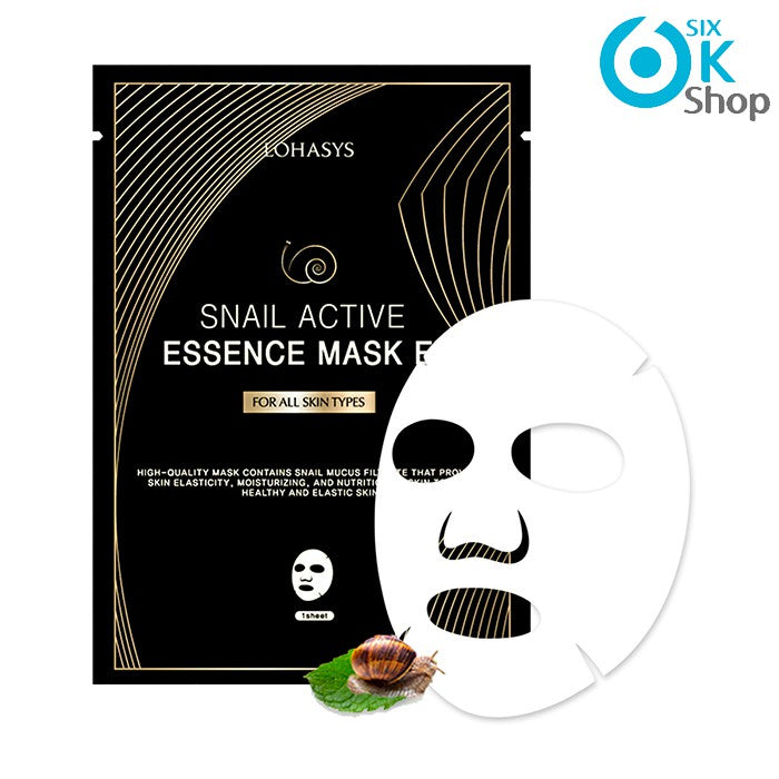 [LOHASYS] Snail Active - Essence Mask EX (10 sheets)