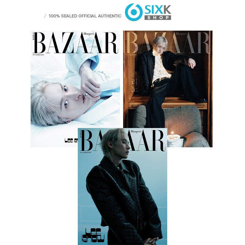 BAZAAR - LEE KNOW(STRAY KIDS) Cover (NOV ISSUE 2025) (With Translation)