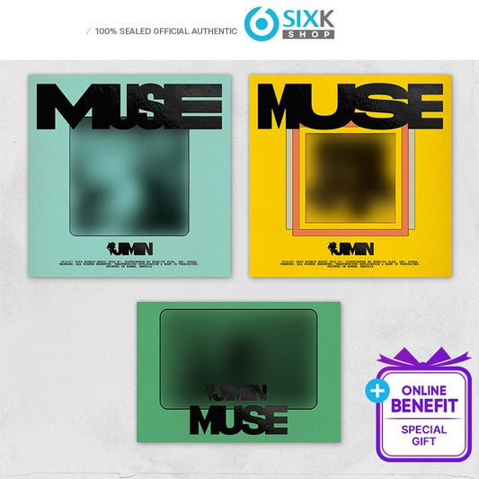 [Pre-Order] JIMIN [BTS] MUSE Album [Blooming Ver, Serenade Ver + Weverse Ver] (+Online Benefit)