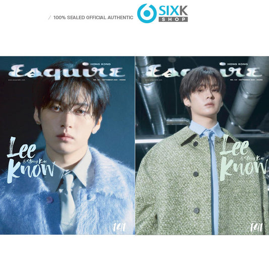 ESQUIRE HONG KONG - LEE KNOW(Stray Kids)COVER (SEP ISSUE 2025)