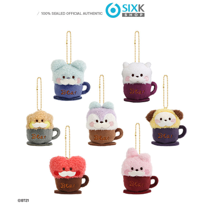 BT21 Minini Plush Keyring[LATTE]