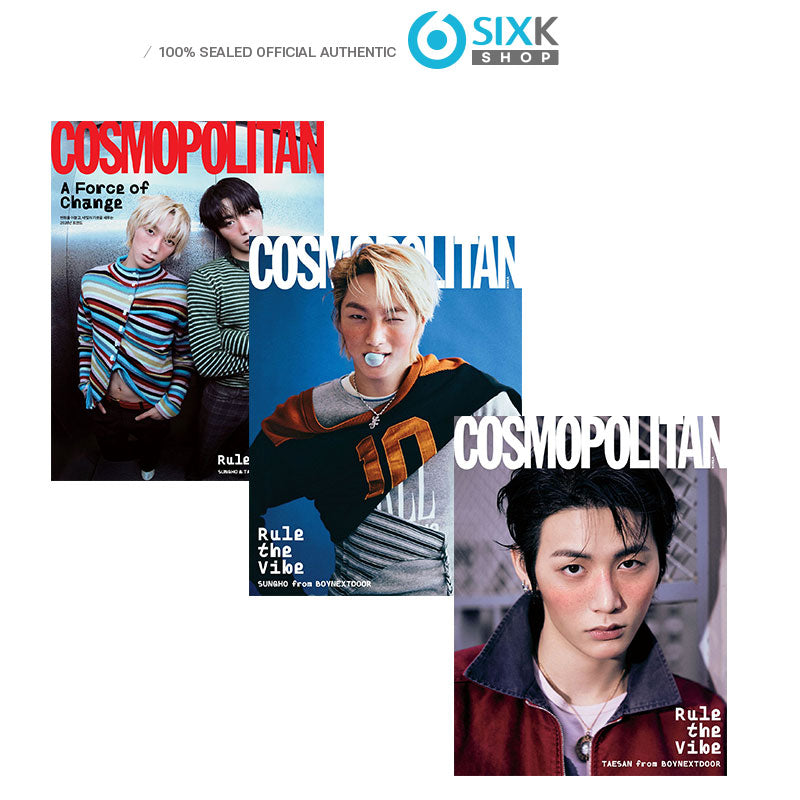COSMOPOLITAN KOREA - BOYNEXTDOOR SUNGHO, TAESAN Cover(JAN ISSUE 2026)
