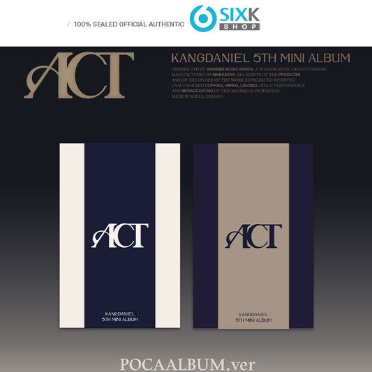 KANG DANIEL 5nd Mini Album [ACT] (Poca Album ver)