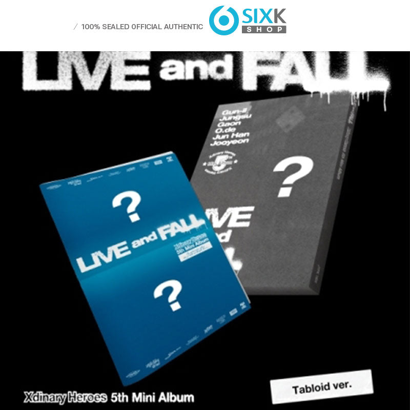 Xdinary Heroes 5nd Mini Album [LIVE and FALL](Tabloid ver/Special)