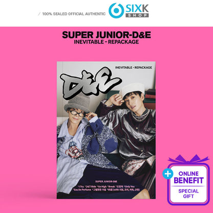 SUPER JUNIOR D&E 6th Mini Album [INEVITABLE] Repackage (+Online Benefit)