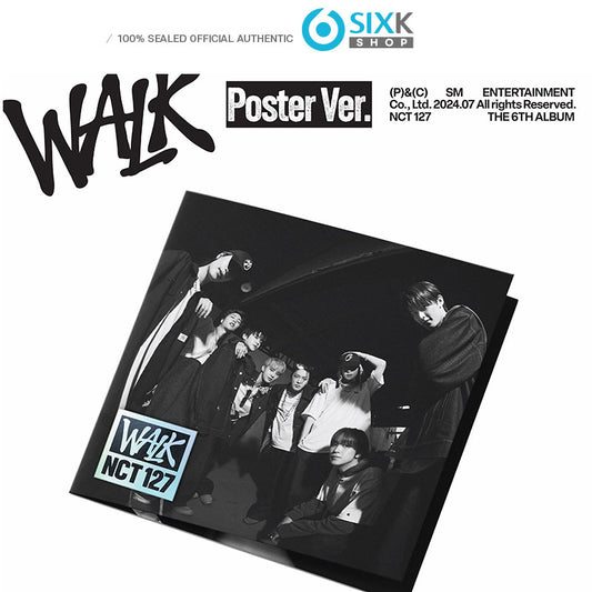 [Pre-Order] NCT 127 6th Album [WALK] (POSTER Ver)