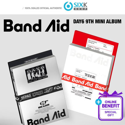 DAY6 9th Mini Album [Band Aid] (+Online Benefit)