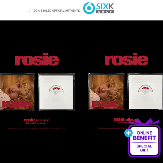 BLACK PINK ROSE first studio album ‘rosie’(+Online Benefit)