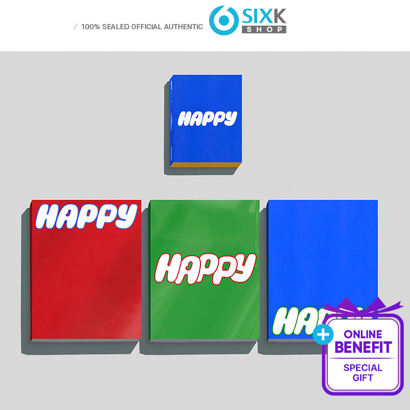 BTS JIN Solo Album "Happy"(Standard + Weverse Album)(+Online Benefit)