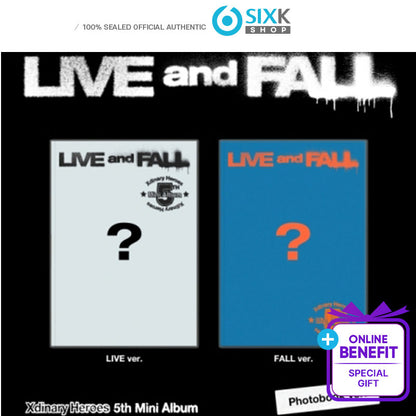 Xdinary Heroes 5nd Mini Album [LIVE and FALL](+Online Benefit)