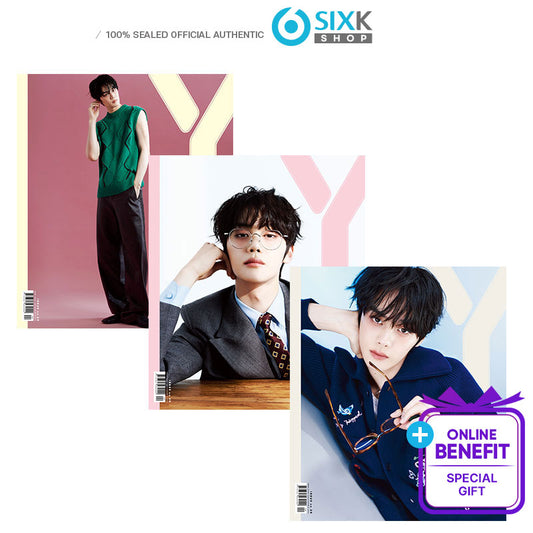 Y MAGAZINE No.20 - ZEROBASEONE GYUVIN, AHOF STEVEN JL(SIXKSHOP Exclusive Benefit)