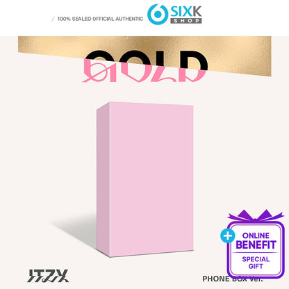 ITZY Album [GOLD] (PHONE BOX VER) (SPECIAL/+Online Benefit)