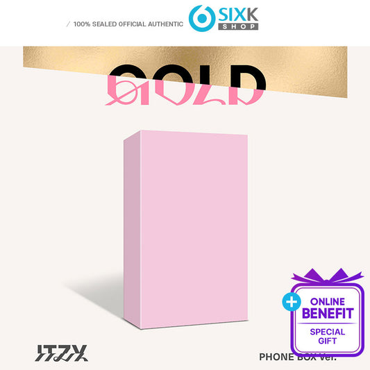 ITZY Album [GOLD] (PHONE BOX VER) (SPECIAL/+Online Benefit)