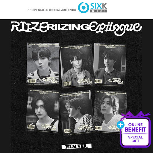 RIIZE 1st Mini Album [RIIZING : Epilogue] (Film ver /+Lucky draw)