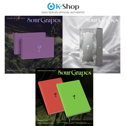 [GROUP BUY] NiziU - 1ST MINI ALBUM [Sour Grapes] (SET 4EA)