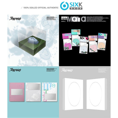 ITZY - [Motto] SET 4EA (1 MEMBER + 1 CAKE CLICKER KEYRING + 1 POCAALBUM + 1 PHOTOBOOK)