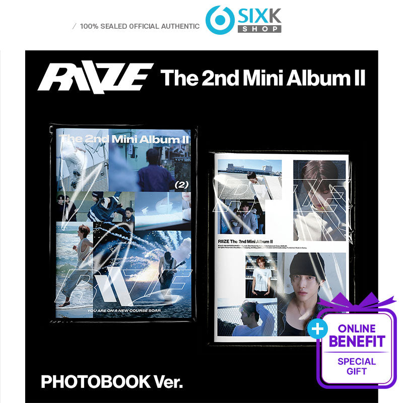 RIIZE 2nd Mini Album [II] Photobook Ver. (Online Benefit)