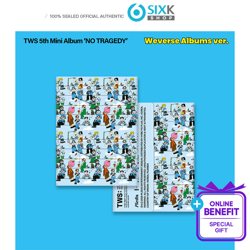 TWS 5th Mini Album [No Tragedy] Weverse Albums Ver (Online Benefit)