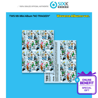 TWS 5th Mini Album [No Tragedy] Weverse Albums Ver (Online Benefit)