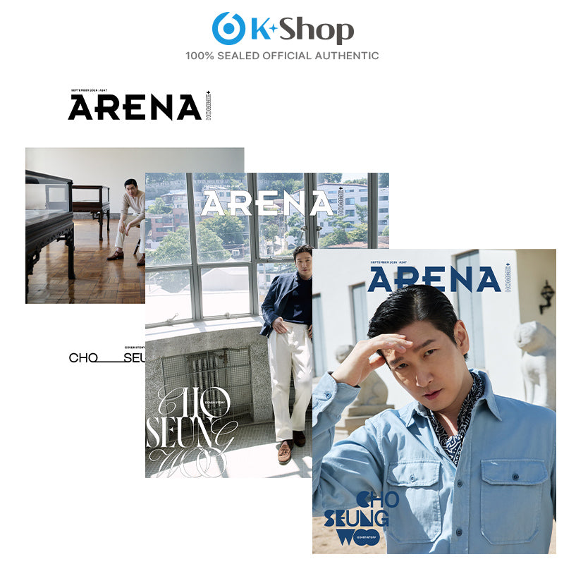 ARENA HOMME PLUS - CHO SEUNGWOO Cover (SEP ISSUE 2026) (RANDOM COVER)