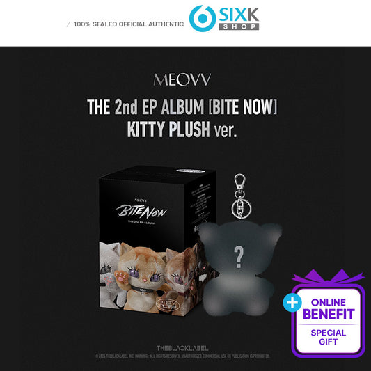 MEOVV 2nd Mini Album [BITE NOW] Kitty Plush Ver.(Online Benefit)