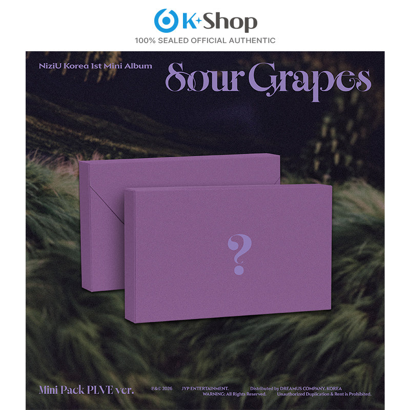 [GROUP BUY] NiziU - 1ST MINI ALBUM [Sour Grapes] Mini Pack PLVE Ver.