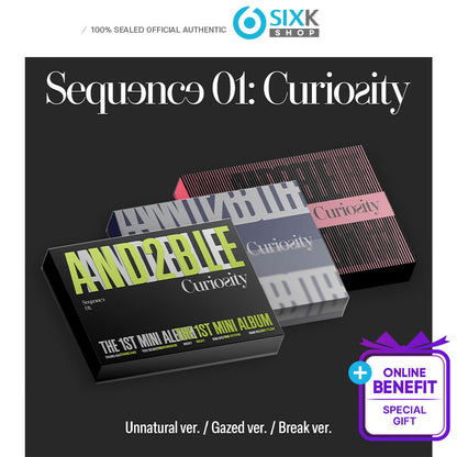 AND2BLE - DEBUT 1ST MINI ALBUM [Sequence 01 : Curiosity] (Online Benefit)