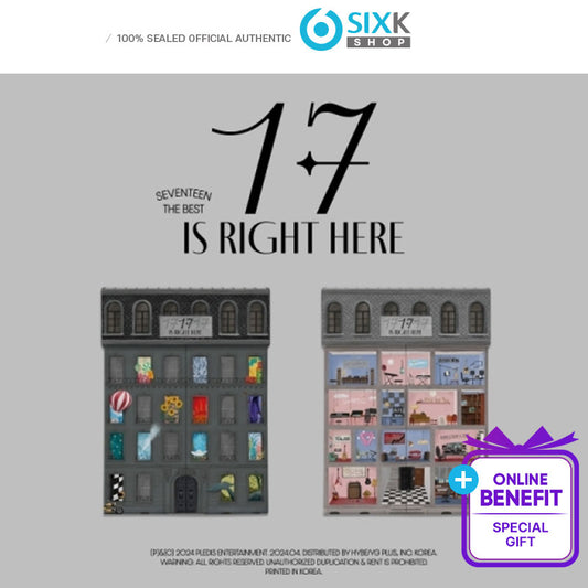 SEVENTEEN BEST ALBUM - 17 IS RIGHT HERE (Photobook Ver / Online POB)