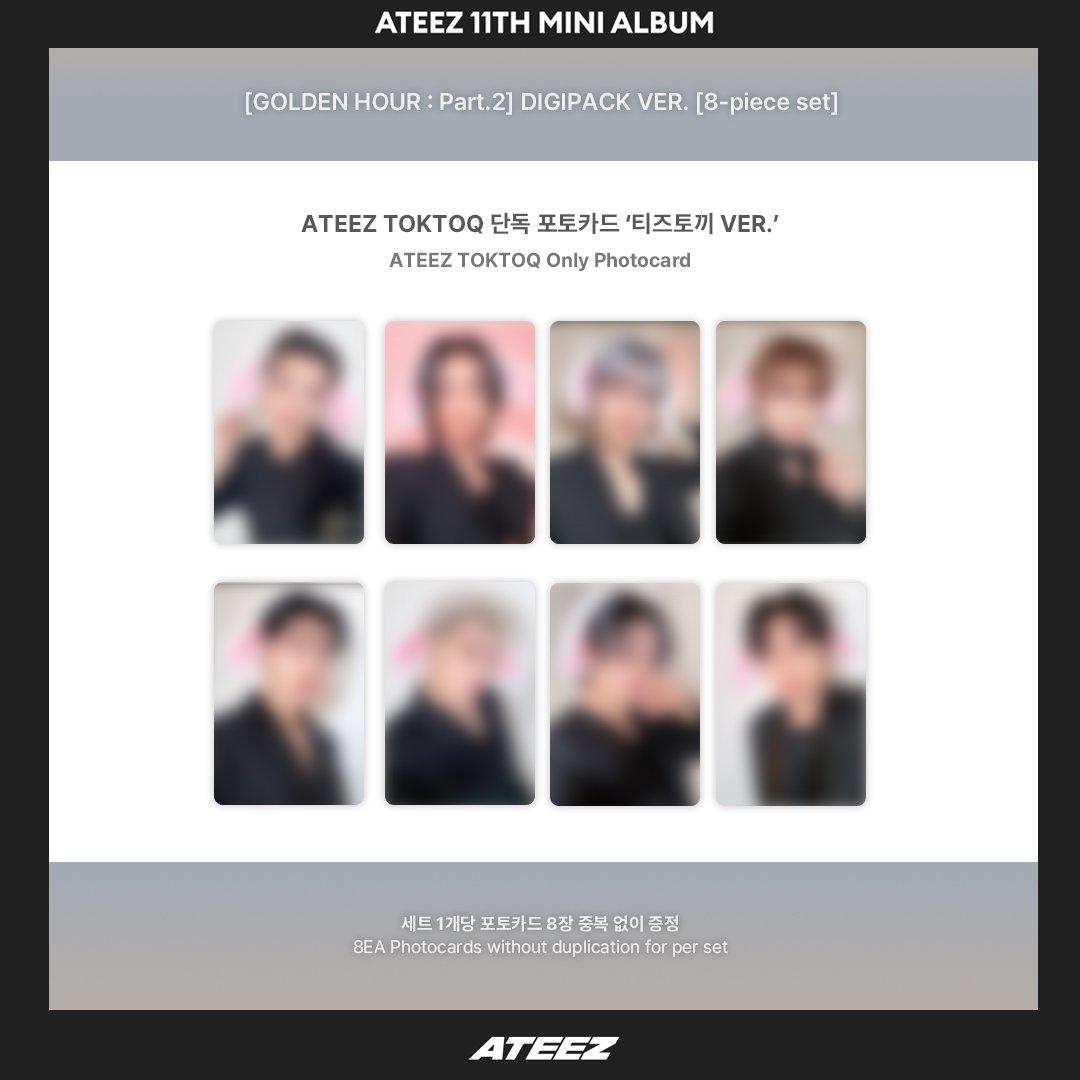 ATEEZ 11th EP [GOLDEN HOUR : Part.2] DIGIPACK(+Online Benefit