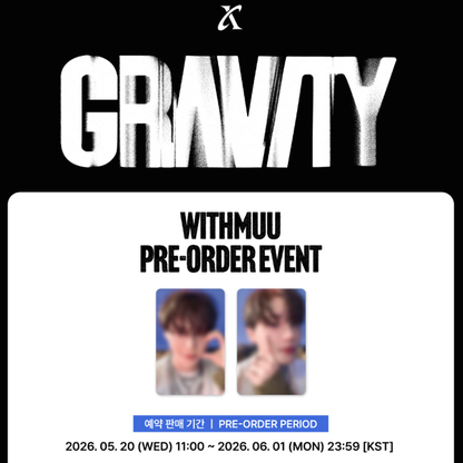 KIM JUN SU(XIA) - 5th FULL ALBUM [GRAVITY] Cosmic Ver. (Online Benefit)