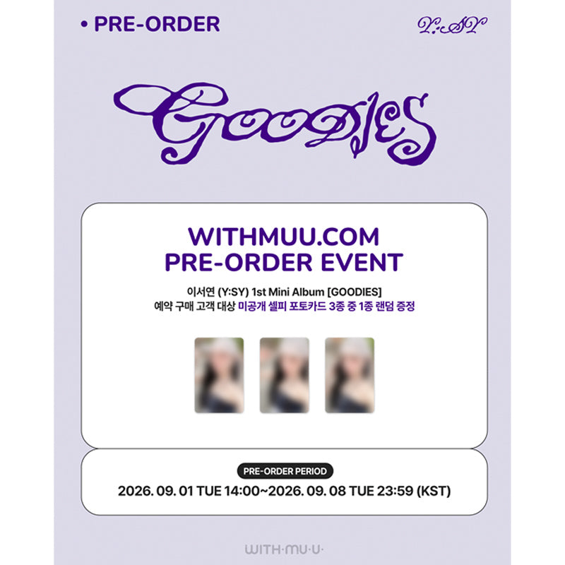 Y:SY (YI SEOYEON) - 1st Mini Album [GOODIES] (Online Benefit)
