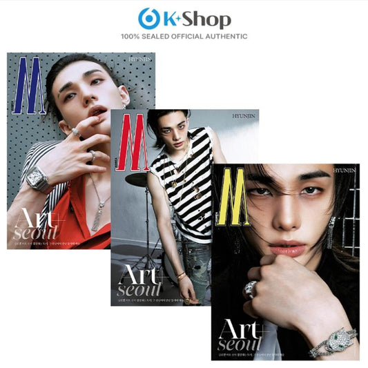 W Volume 9 Man Cover - HYUNJIN (STRAY KIDS) (SIXKSHOP EXCLUSIVE BENEFIT) With Translation