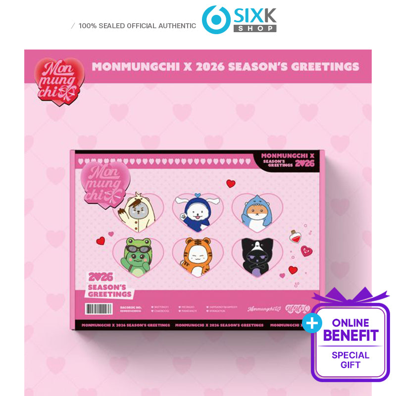 2026 MONSTA X SEASON'S GREETINGS LOVE FORMULA MONMUNGCHI Ver. (Online Benefit)