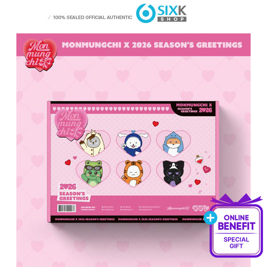 2026 MONSTA X SEASON'S GREETINGS LOVE FORMULA MONMUNGCHI Ver. (Online Benefit)